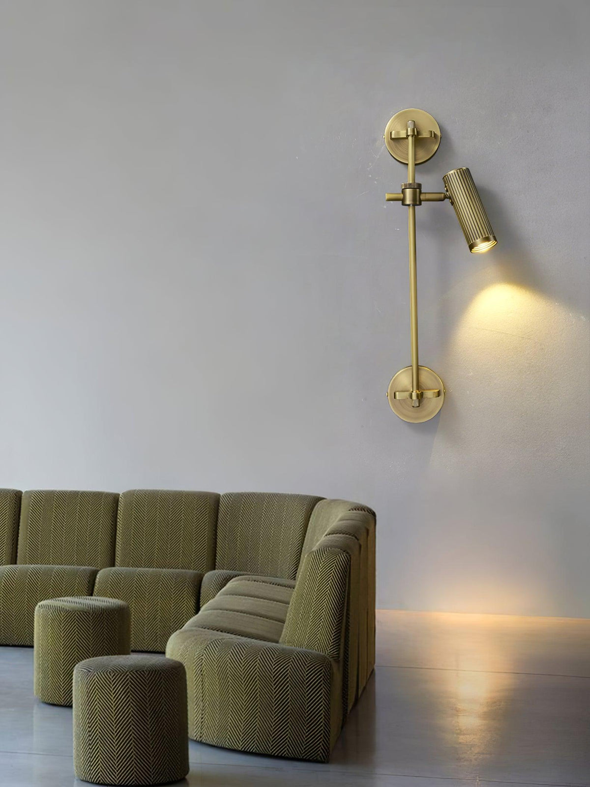 Kirixel Industrielle Wandleuchte aus Messing