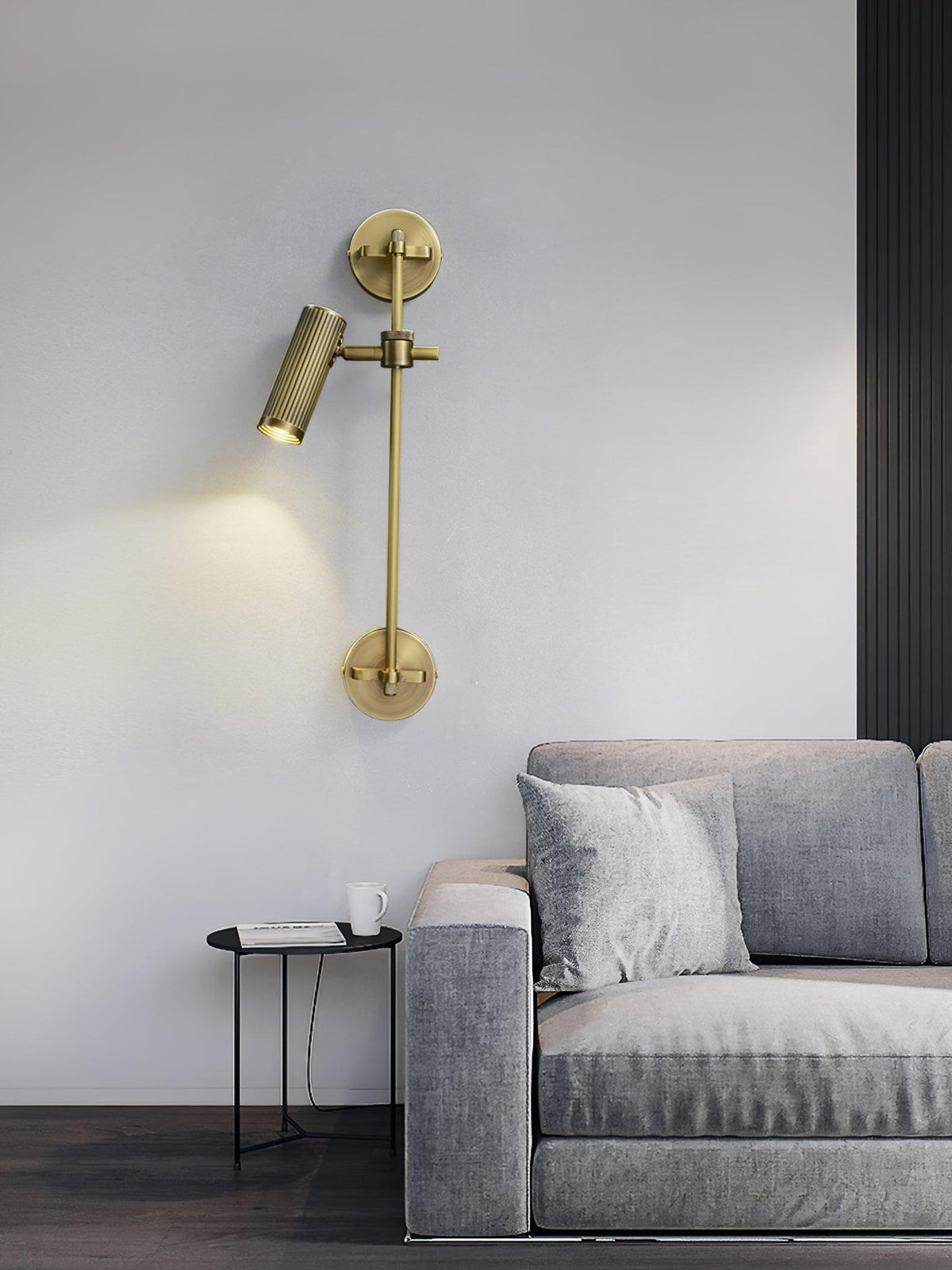 Kirixel Industrielle Wandleuchte aus Messing