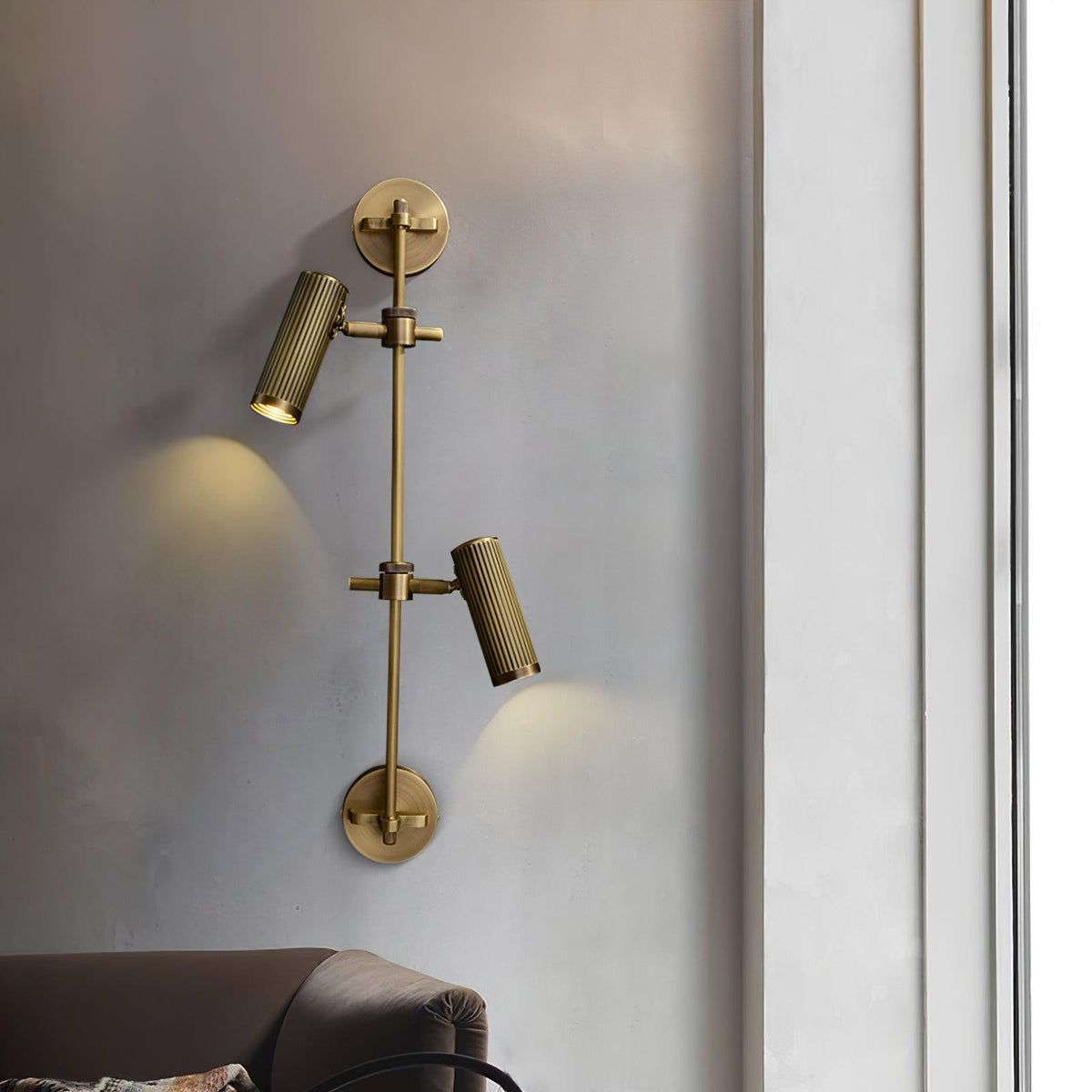 Kirixel Industrielle Wandleuchte aus Messing