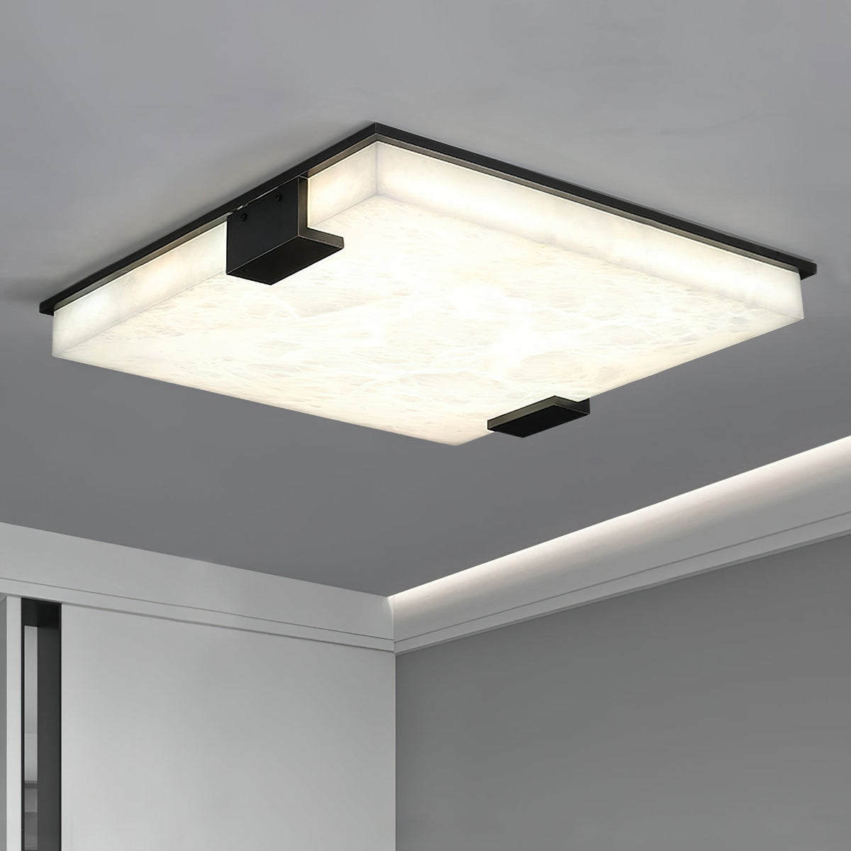 Kevenq Minimalistische Alabaster-Deckenleuchte