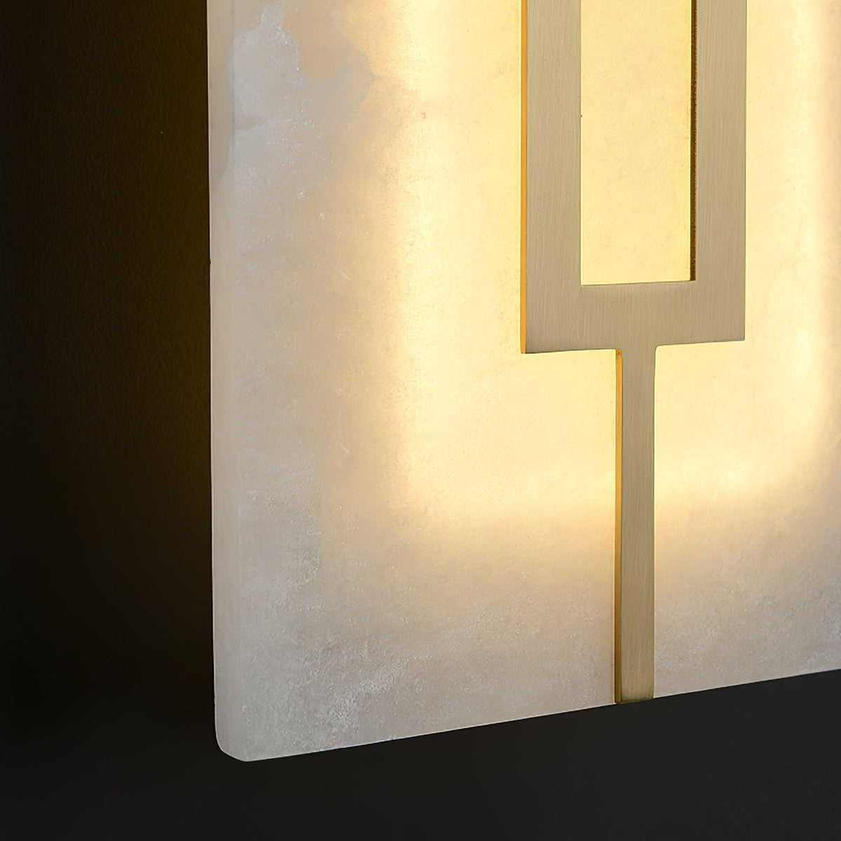Alvelor Geometrische Alabaster-Wandleuchte
