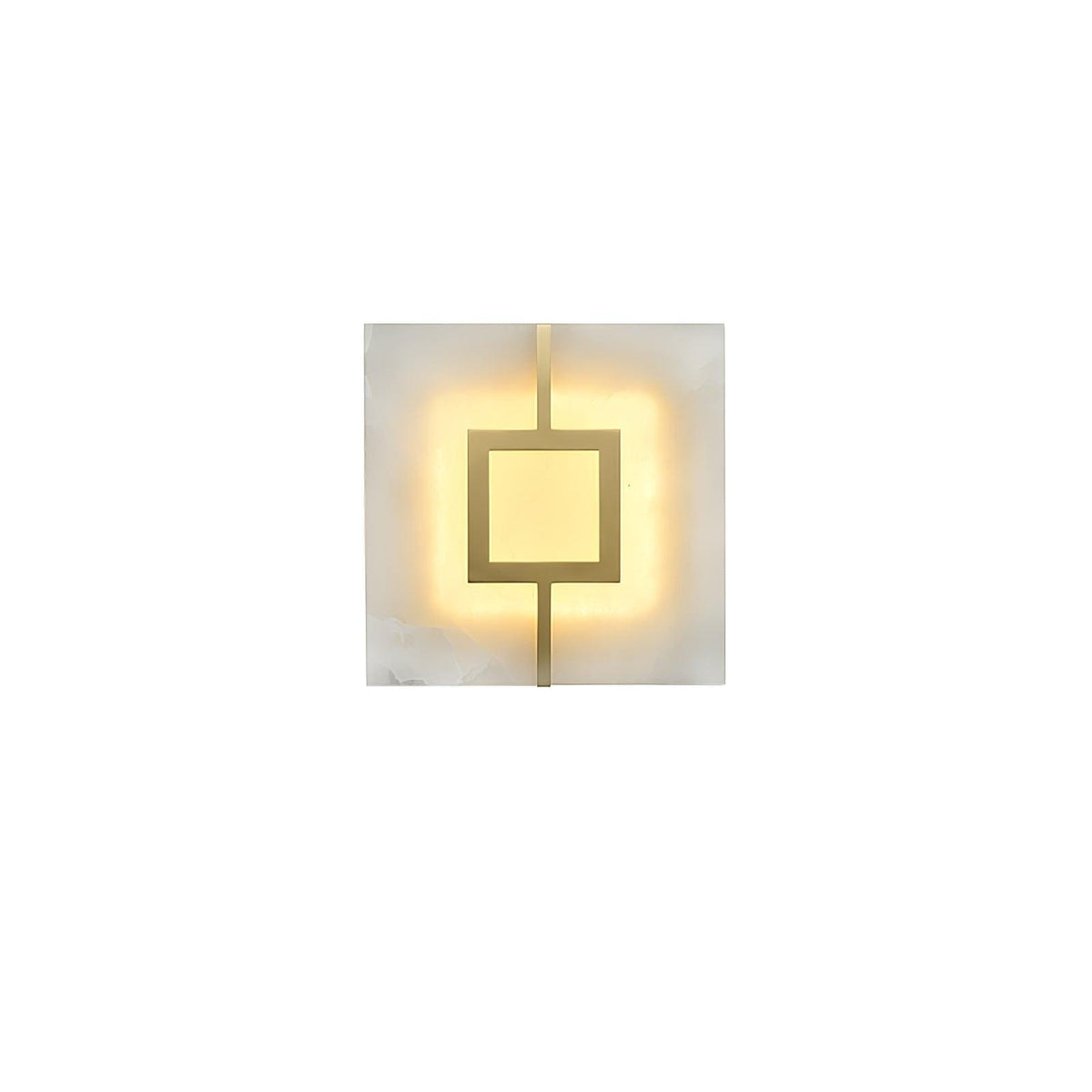 Alvelor Geometrische Alabaster-Wandleuchte