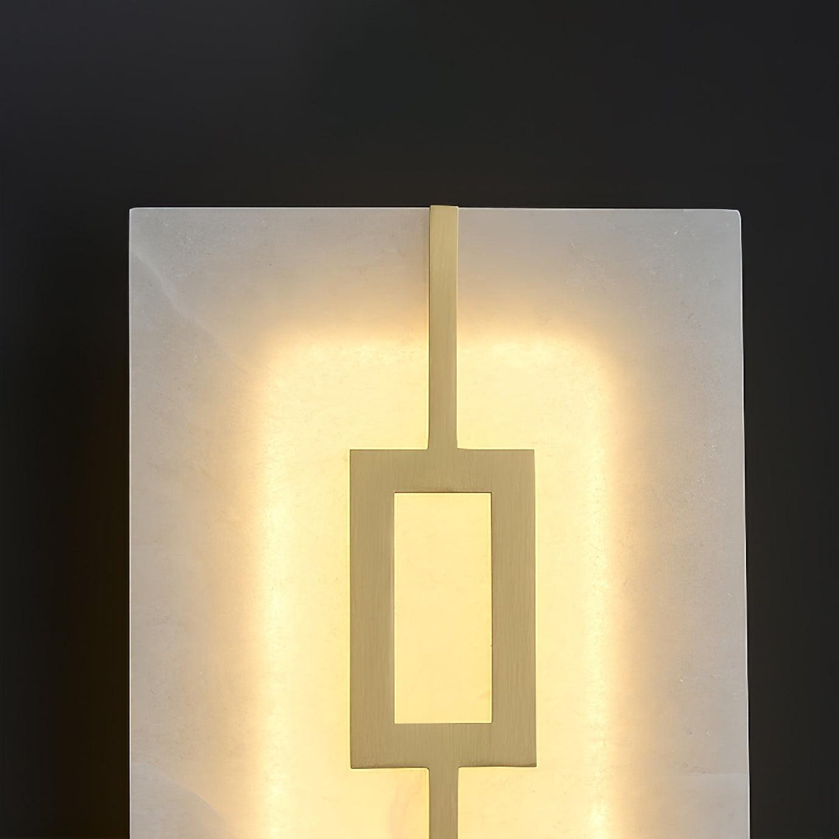 Alvelor Geometrische Alabaster-Wandleuchte