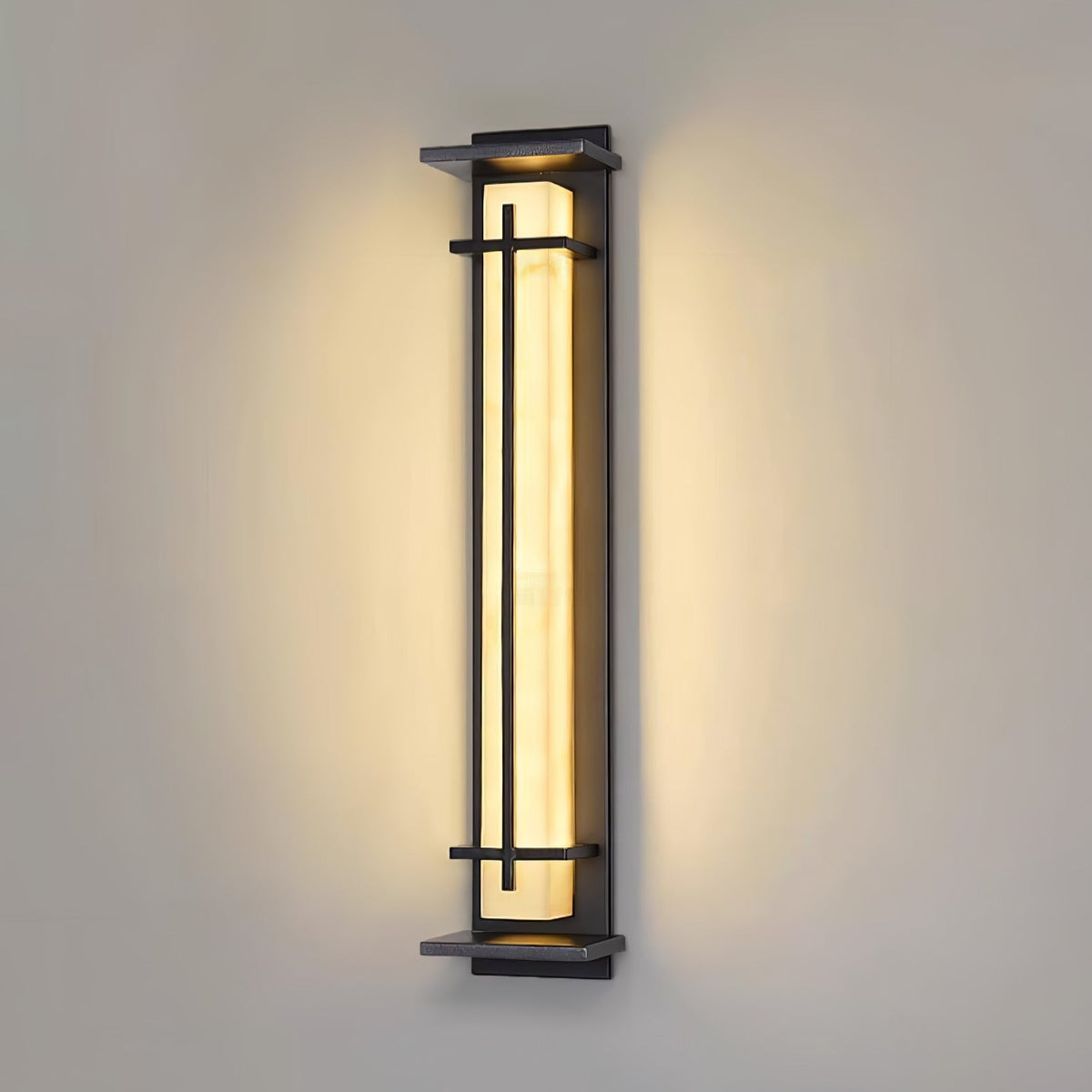 Marcell Alabaster-Quadrat-Wandleuchte