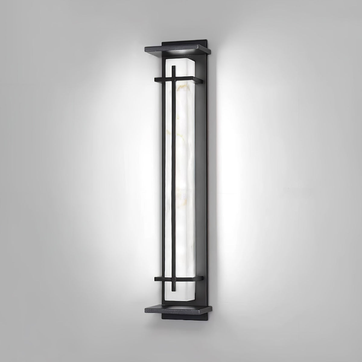 Marcell Alabaster-Quadrat-Wandleuchte