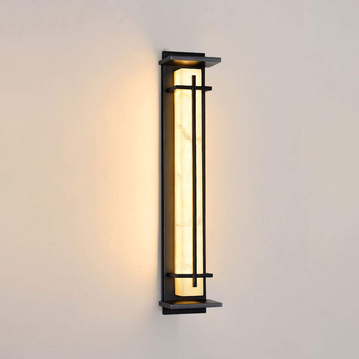 Marcell Alabaster-Quadrat-Wandleuchte