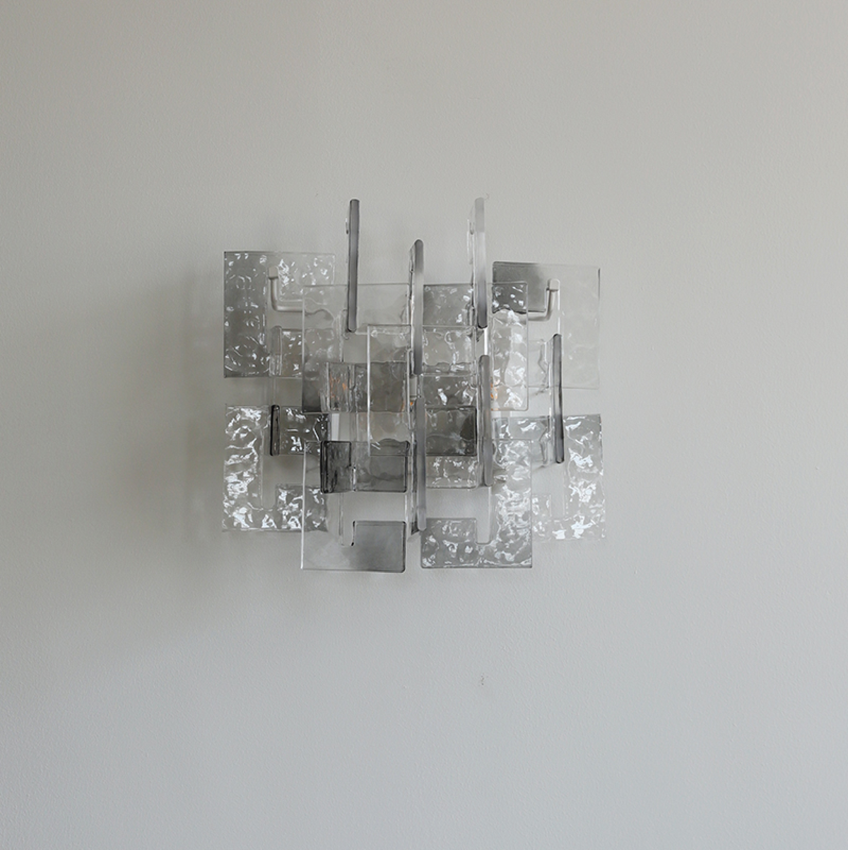 Stacked-Glas-Wandleuchte Glas zeitgenössisch Wohnzimmer | Cielum