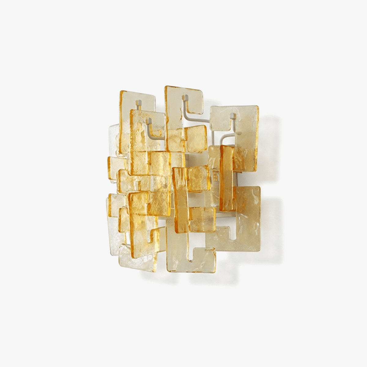 Stacked-Glas-Wandleuchte Glas zeitgenössisch Wohnzimmer | Cielum