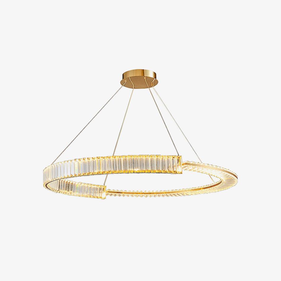 Cyrerira Kronleuchter Stella LED Kristallring