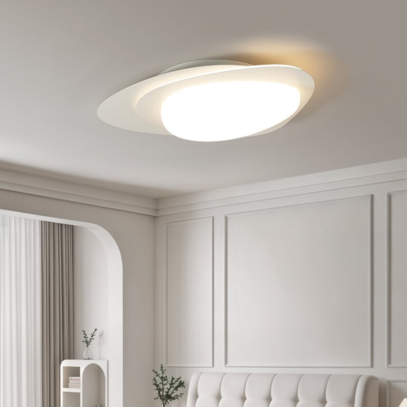 Fuji Deckenleuchte Walnuss Oval Organische LED
