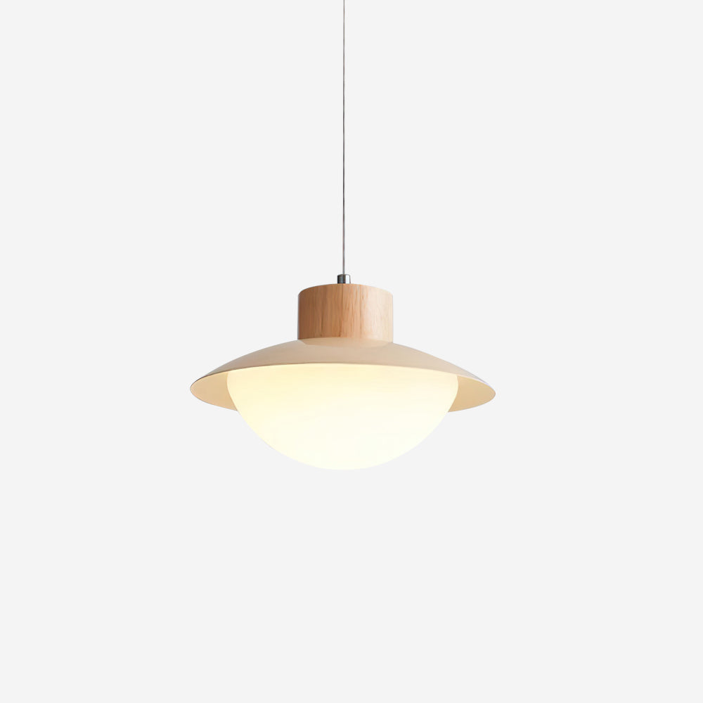 Milk Pendelleuchte Holz  Esstisch