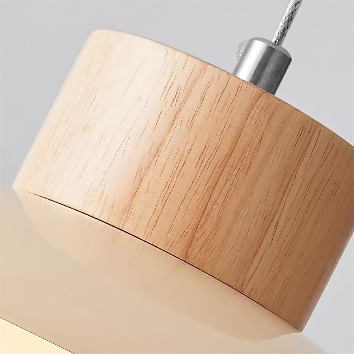 Milk Pendelleuchte Holz  Esstisch