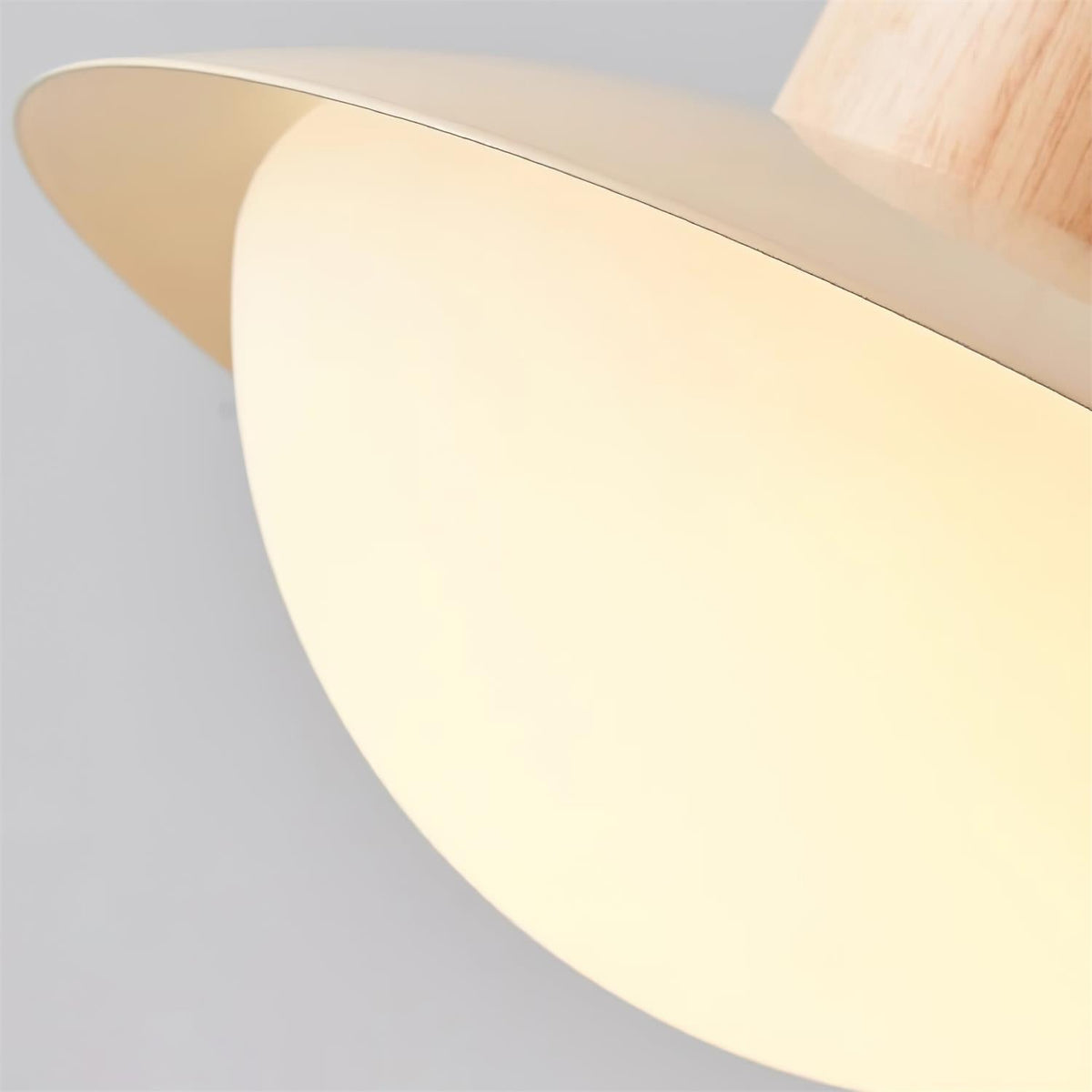 Milk Pendelleuchte Holz  Esstisch
