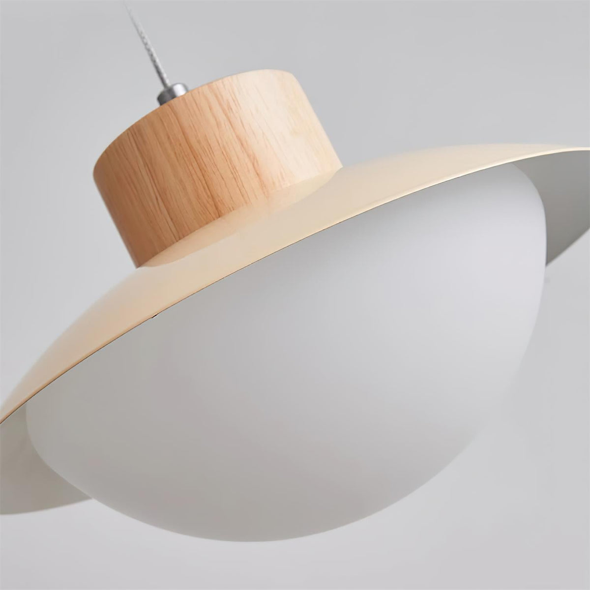 Milk Pendelleuchte Holz  Esstisch