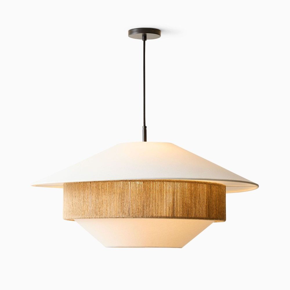 Athrel Moderne Pendelleuchte aus Stoff