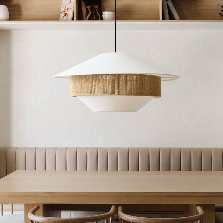 Athrel Moderne Pendelleuchte aus Stoff