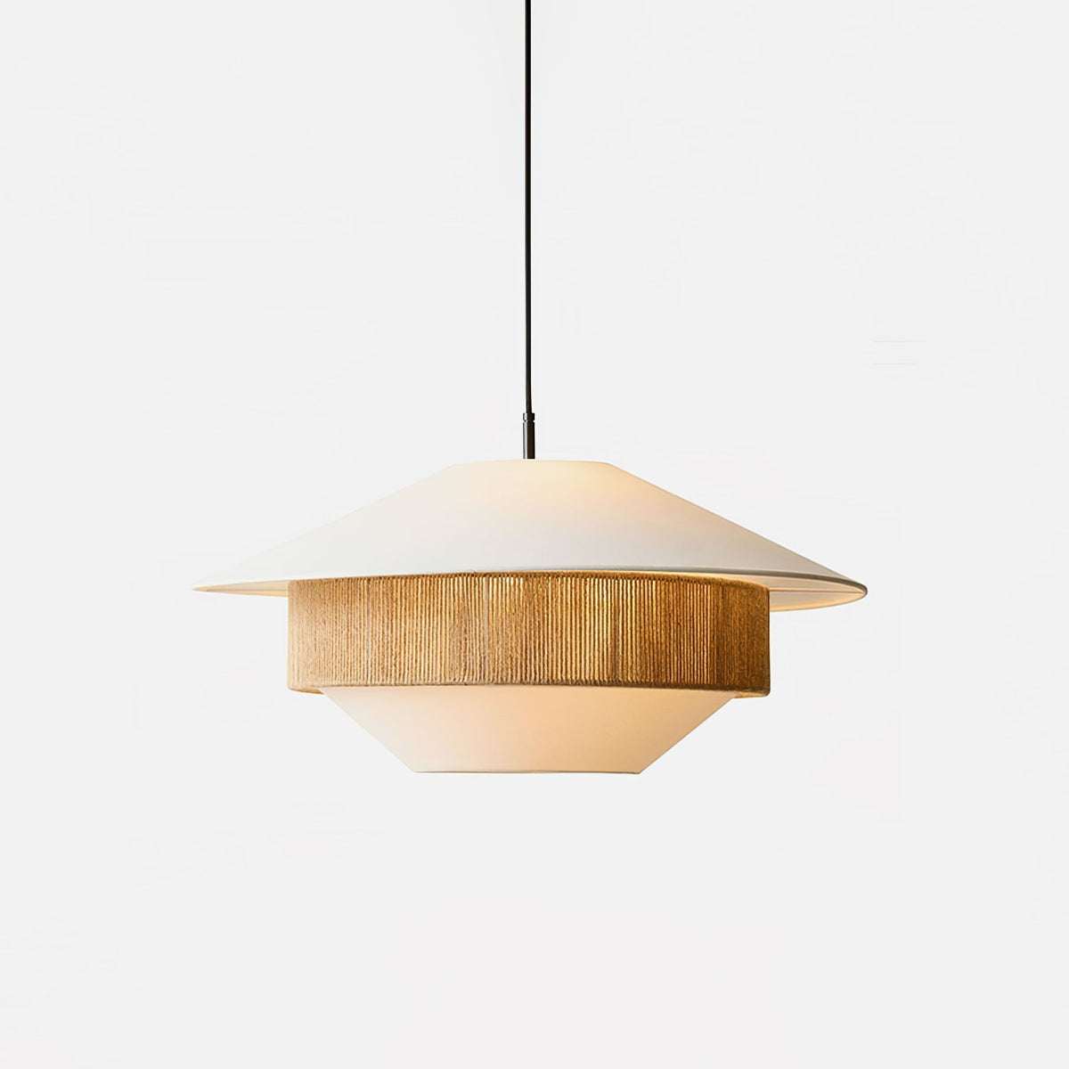 Athrel Moderne Pendelleuchte aus Stoff