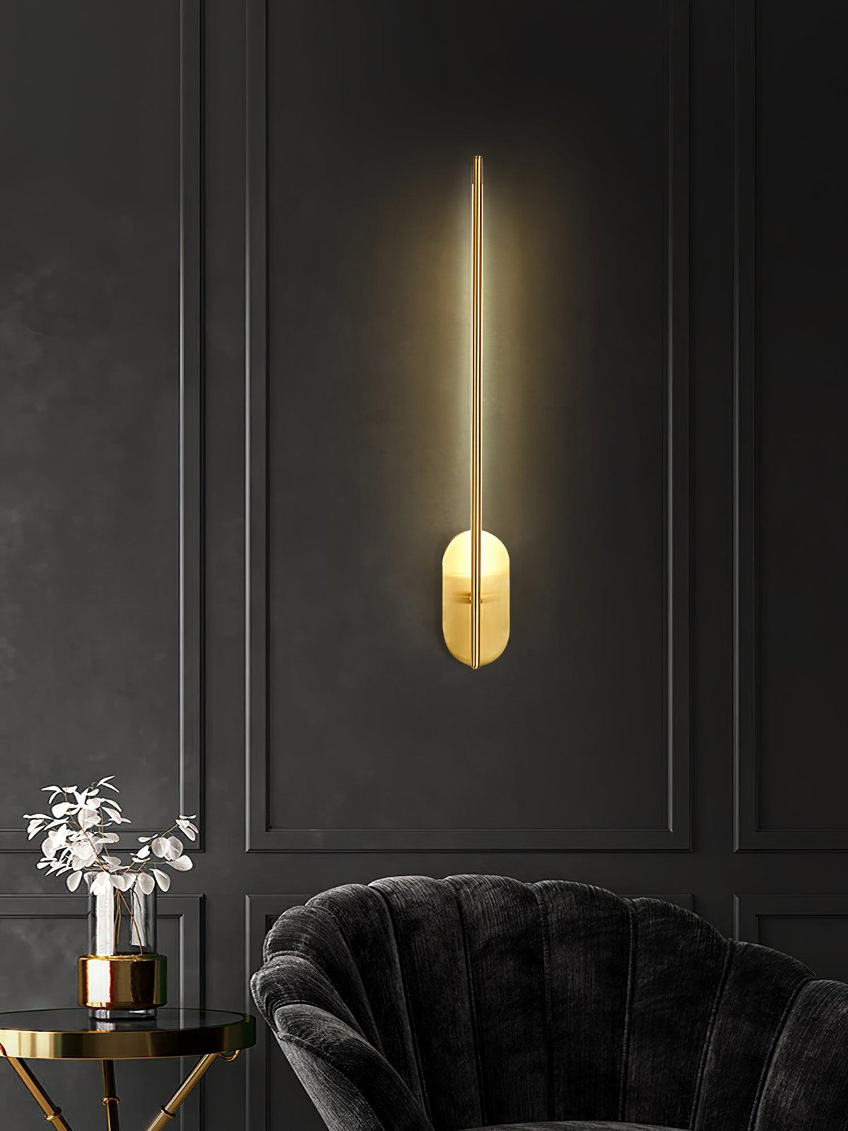 Vrysl Wandleuchte Stabförmig Mit Stecker Minimalistisch