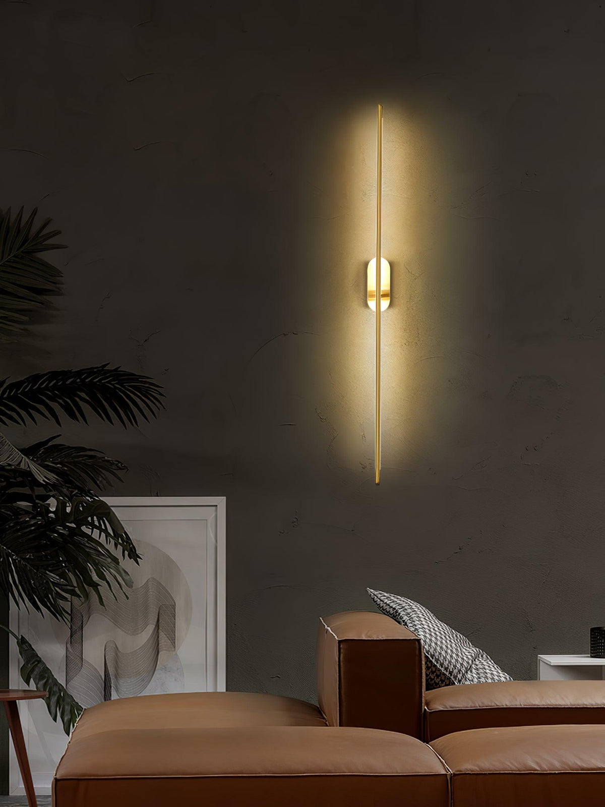 Vrysl Wandleuchte Stabförmig Mit Stecker Minimalistisch