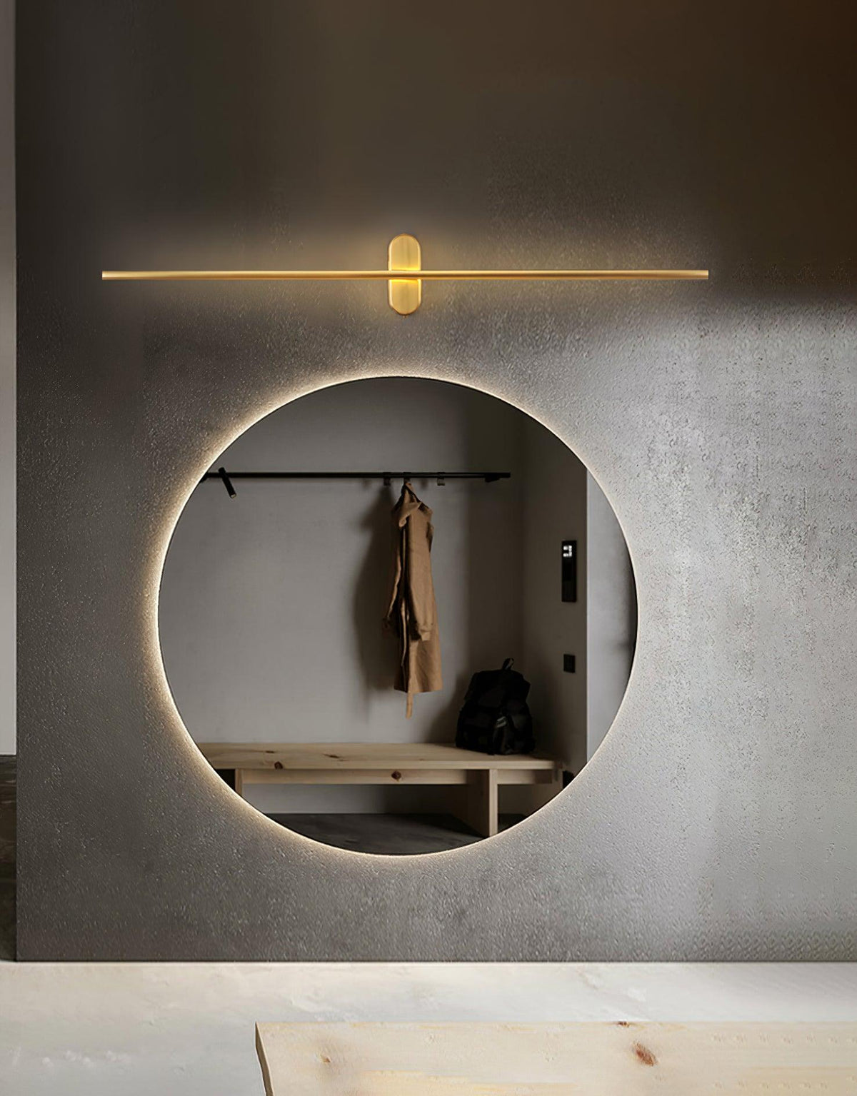 Vrysl Wandleuchte Stabförmig Mit Stecker Minimalistisch