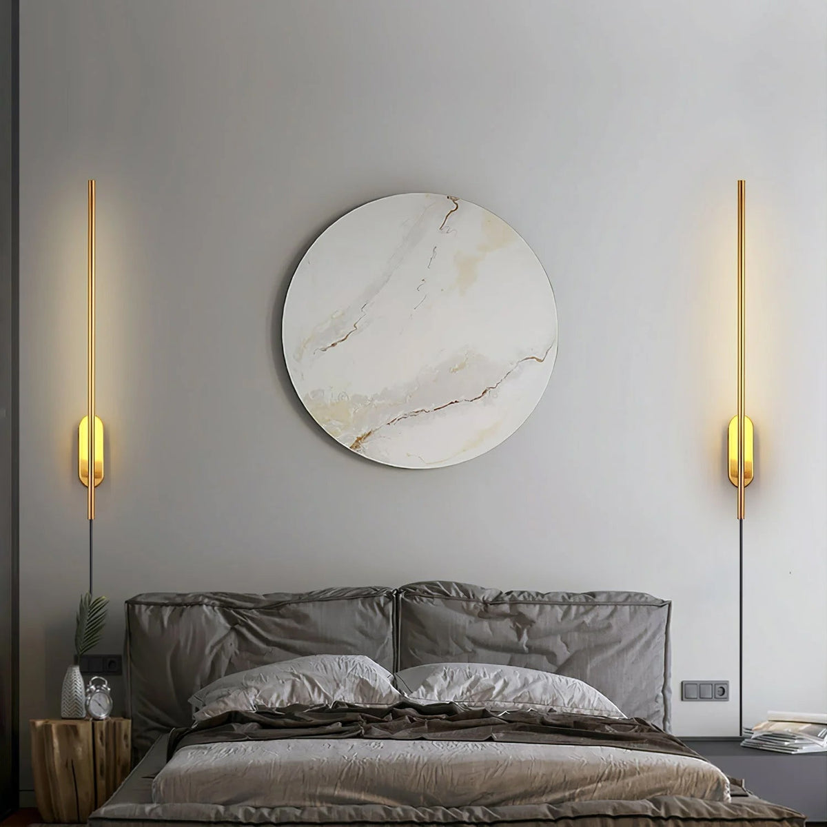 Vrysl Wandleuchte Stabförmig Mit Stecker Minimalistisch