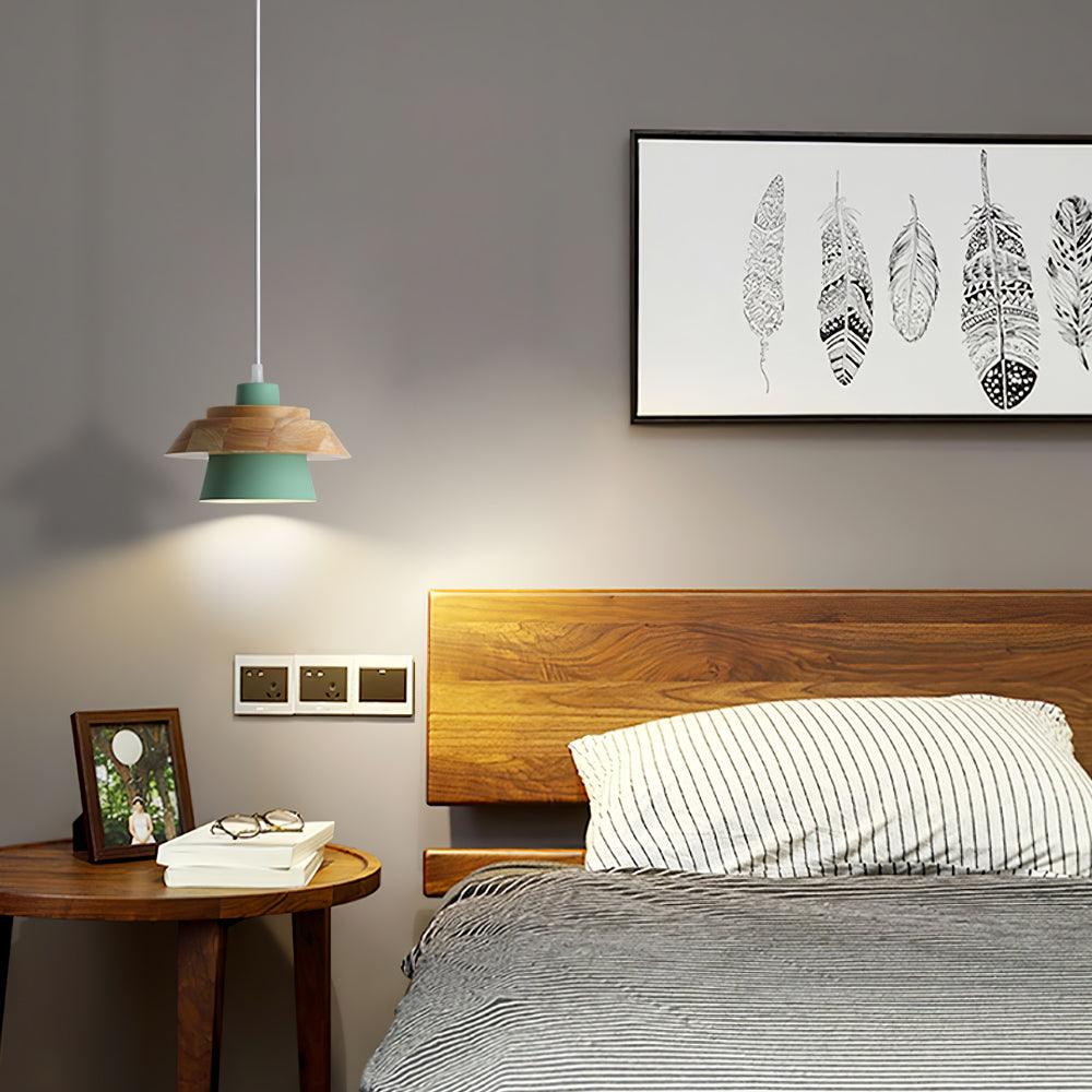Arisha Moderne LED Pendelleuchte Weiß/Schwarz Schlaf/Arbeitszimmer