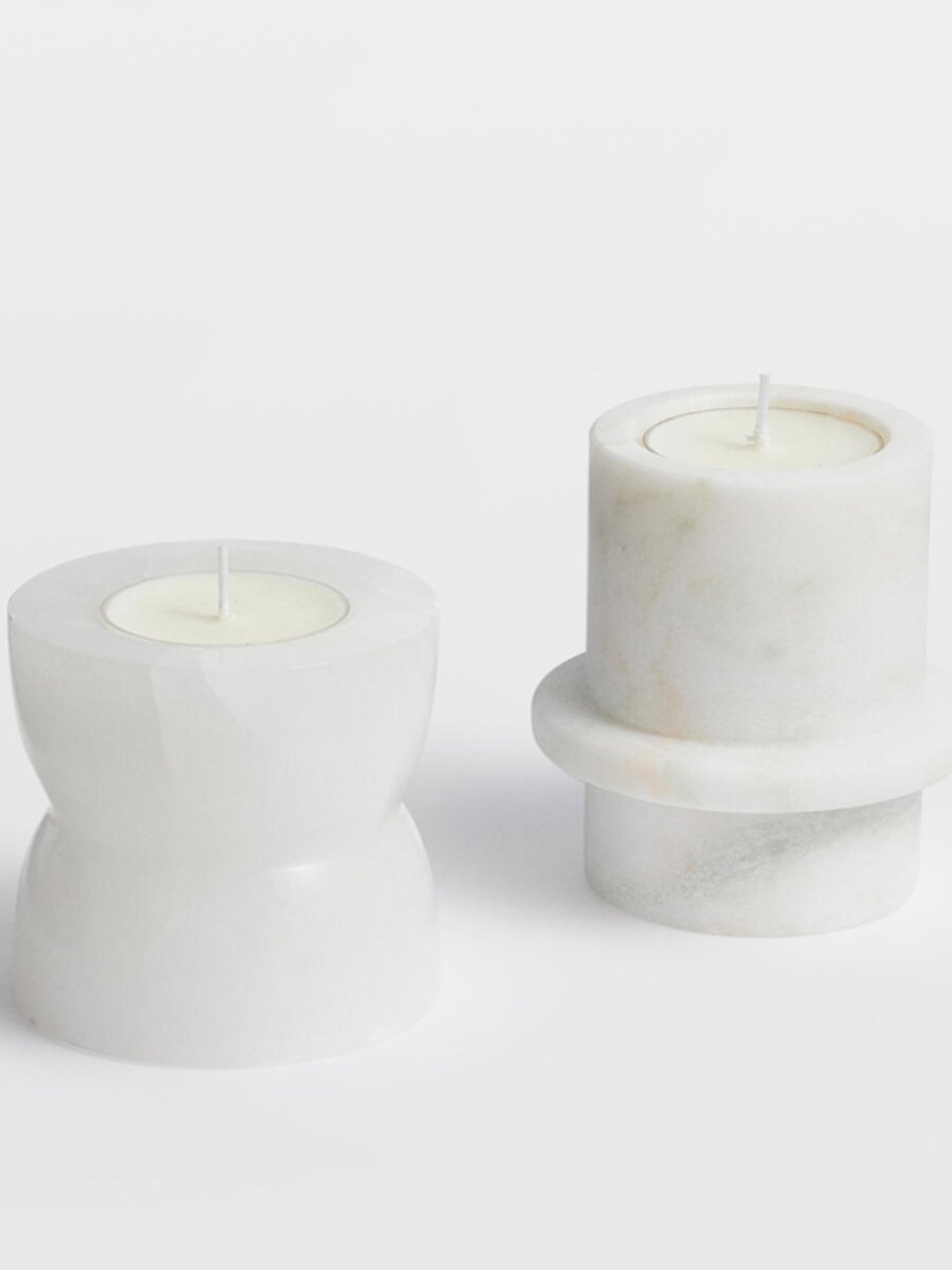 Nerinise Stone Halo Kerzenhalter-Set