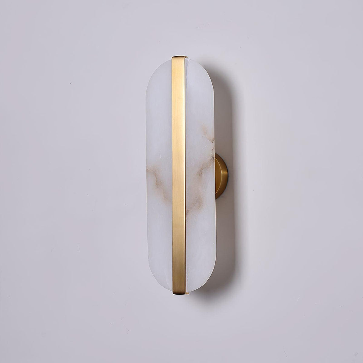 Calura Alabaster Doppellicht-Wandleuchte