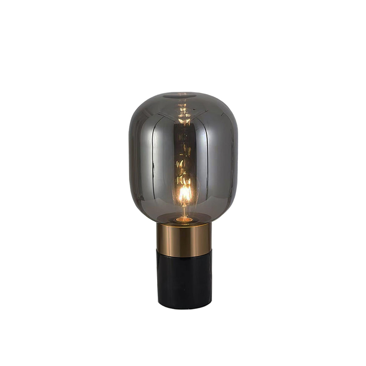 Aurdoren Minimalistische Tischleuchte aus Marmor mit Glas