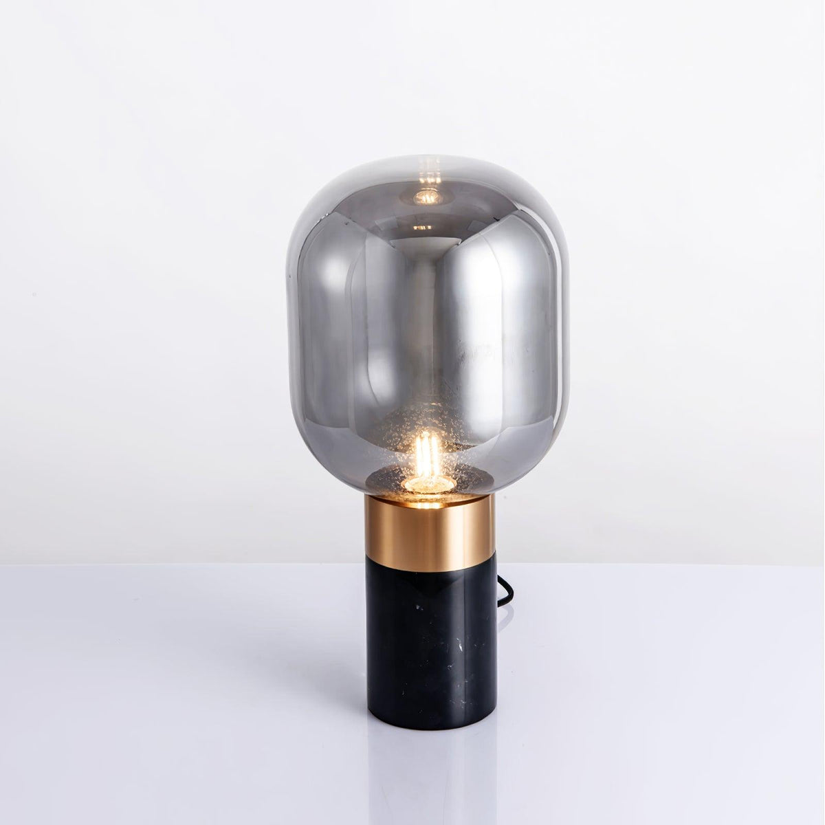 Aurdoren Minimalistische Tischleuchte aus Marmor mit Glas