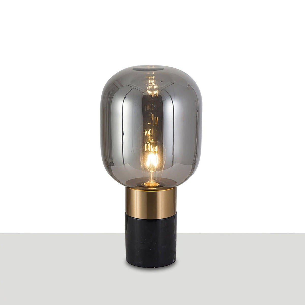 Aurdoren Minimalistische Tischleuchte aus Marmor mit Glas