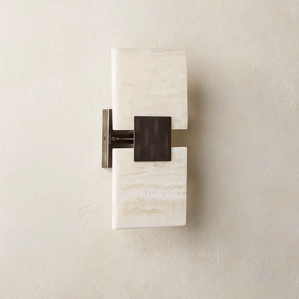 Nerion Shift Alabaster-Wandleuchte