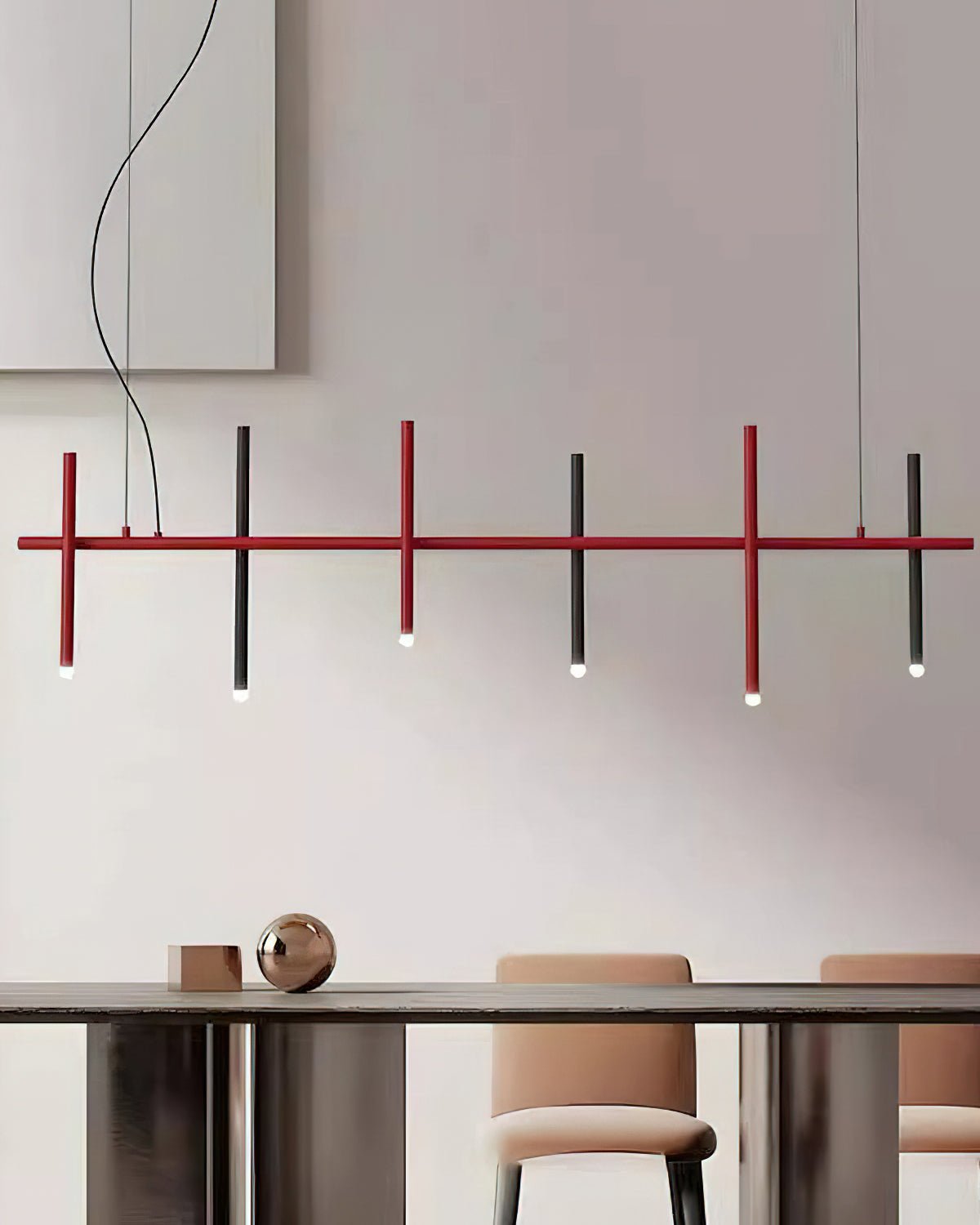 Axis moderne Acryl-Pendelleuchte