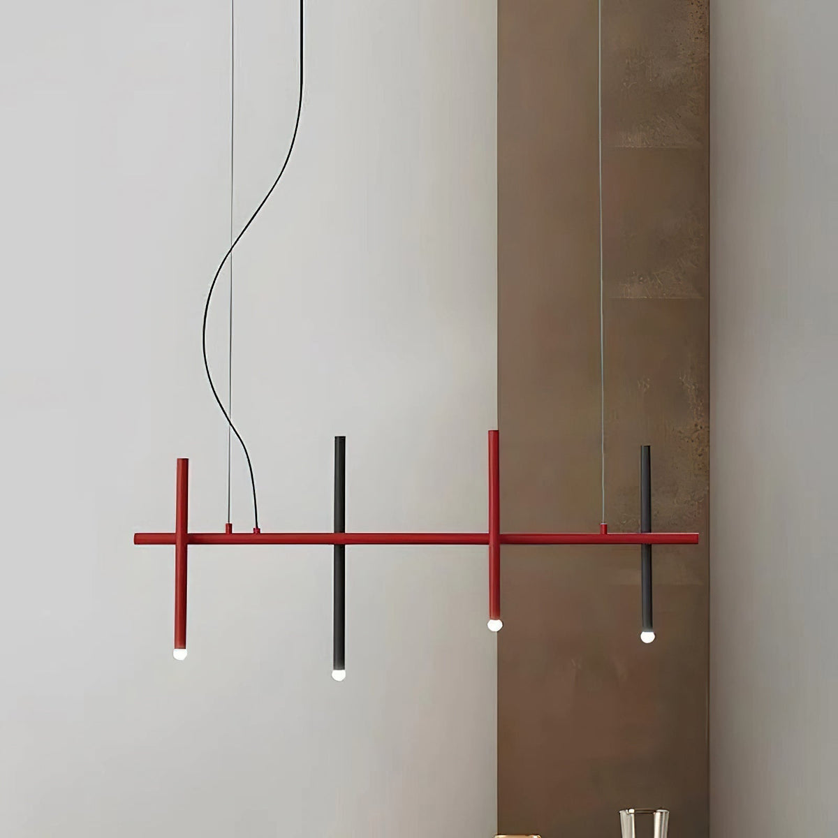 Axis moderne Acryl-Pendelleuchte