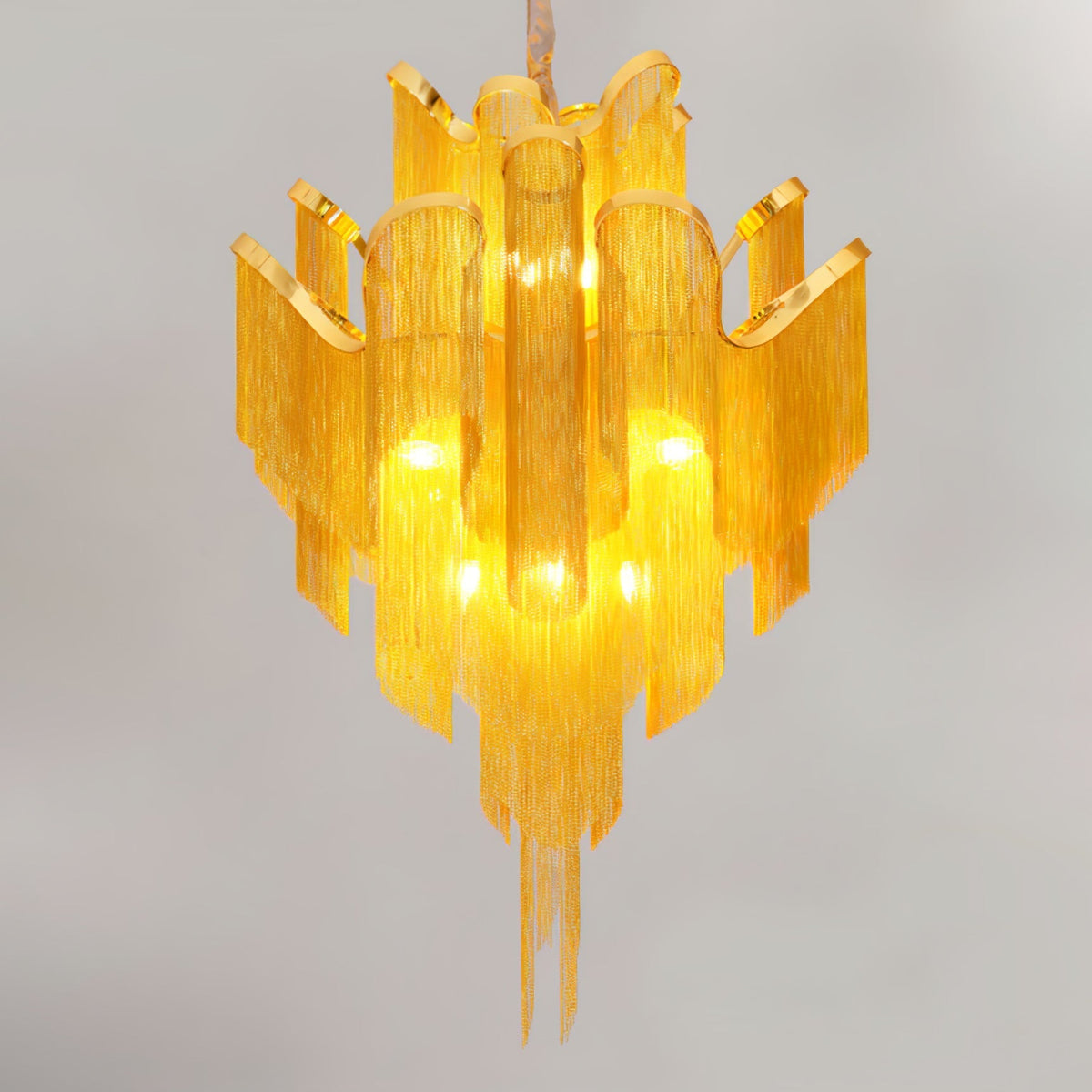 Lustra Pendelleuchte Stream Chain Nickel