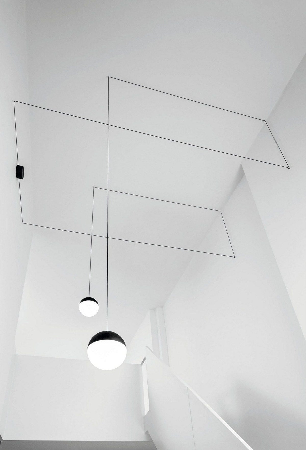 Fio Kunststoff-Minimalisten-Pendelleuchte