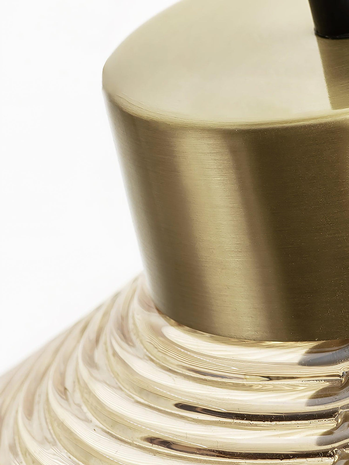 Velorarn Pendelleuchte aus Glas in Rauchgrau mit künstlerischem Design