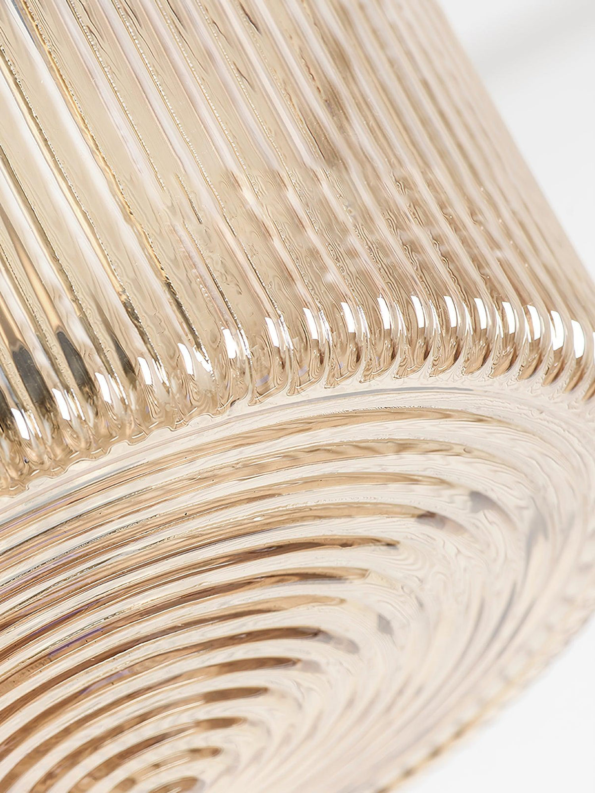Velorarn Pendelleuchte aus Glas in Rauchgrau mit künstlerischem Design