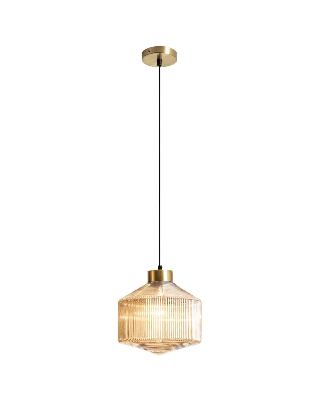 Velorarn Pendelleuchte aus Glas in Rauchgrau mit künstlerischem Design