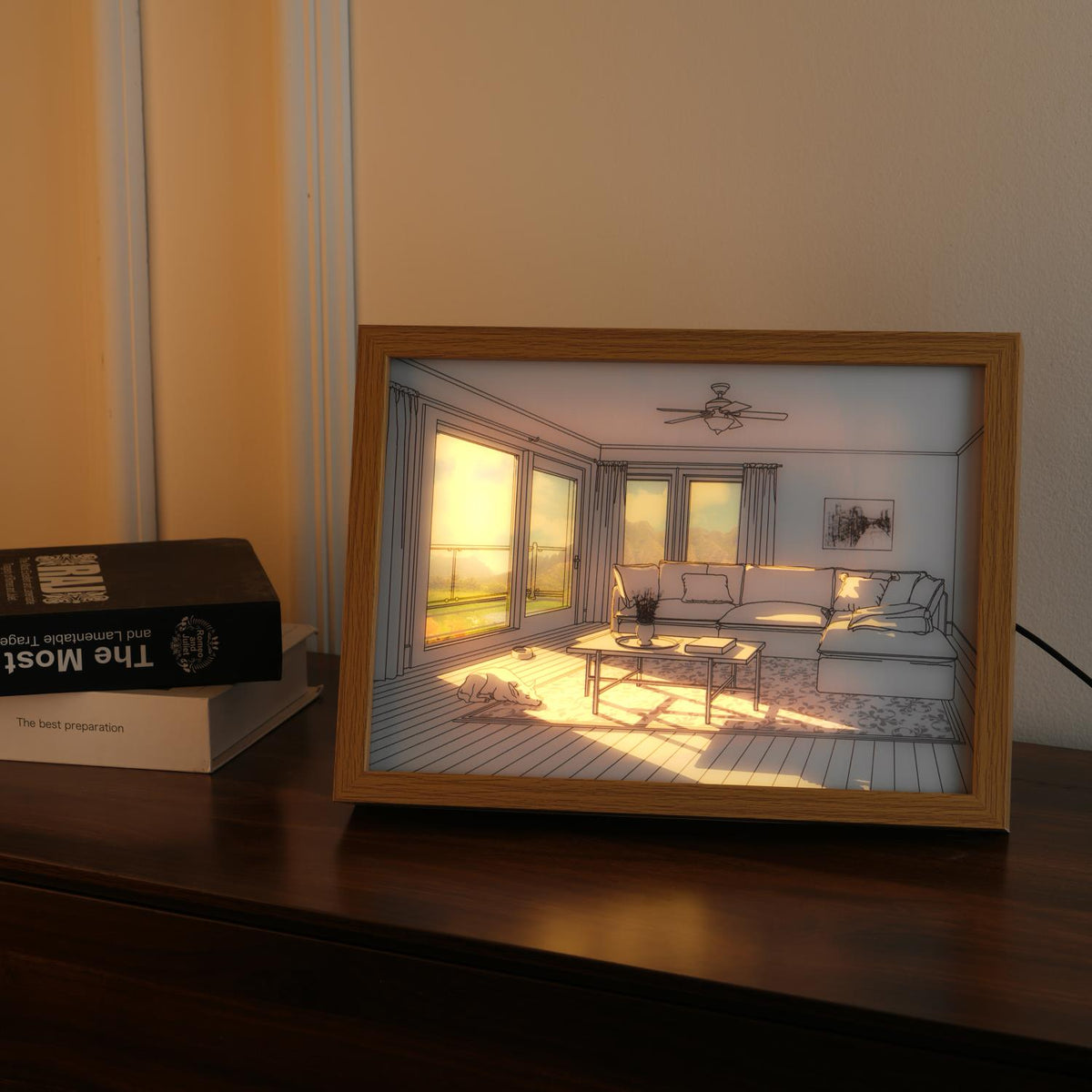 Sunbathing Wandkunstlampe