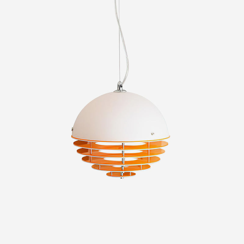 Pendelleuchte mit mehrschichtigem Lampenschirm für modernes weiches Leuchten im Esszimmer