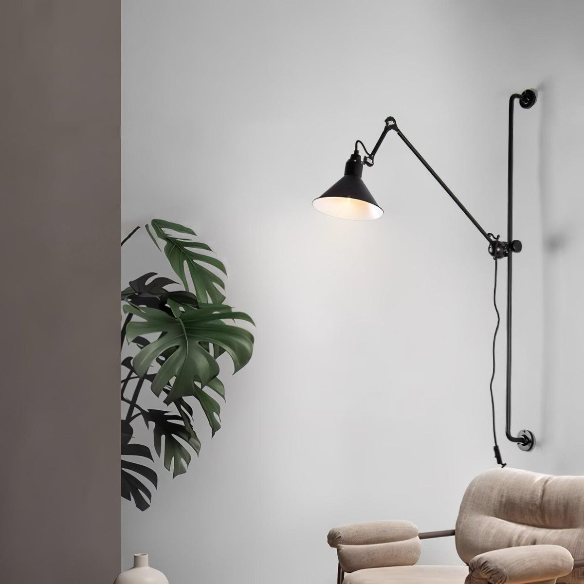 Dral Support Frame Rocker Wandleuchte