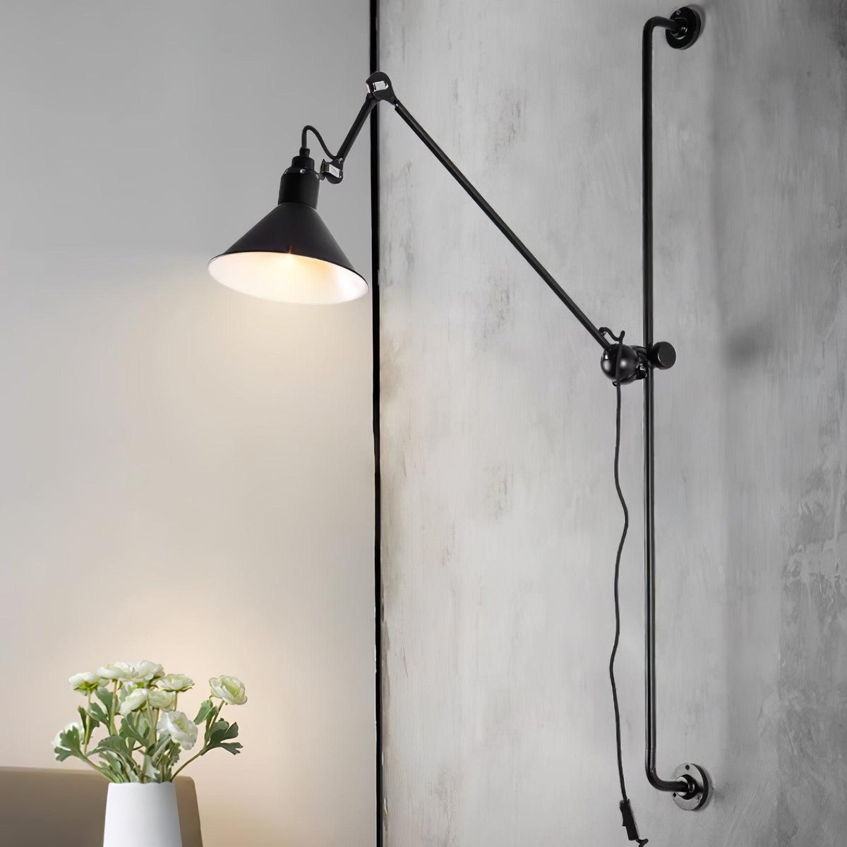 Dral Support Frame Rocker Wandleuchte