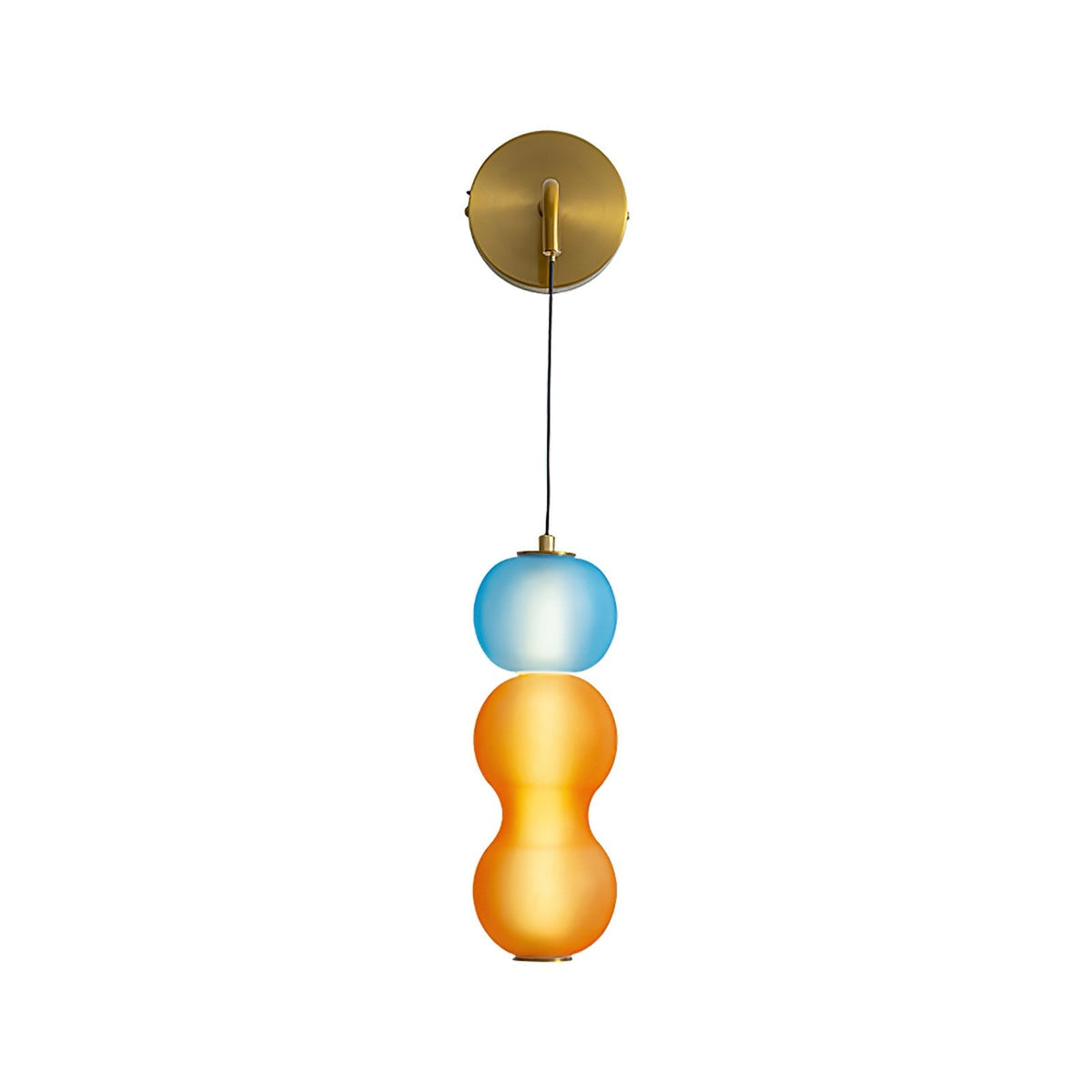 Eurtalia zeitgenössische minimalistische Glas-Wandleuchte
