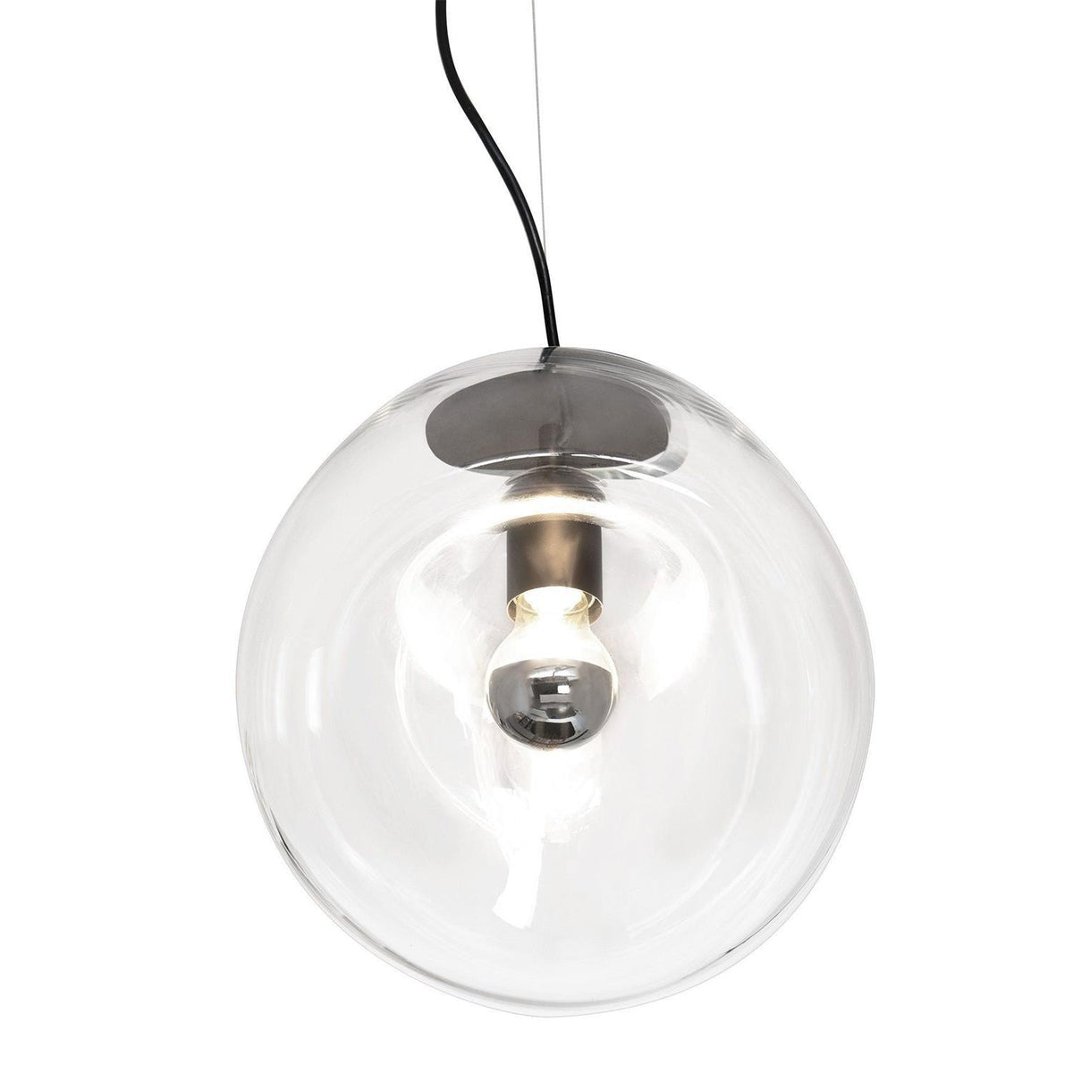 Rune Minimalistische Pendelleuchte aus transparentem Glas