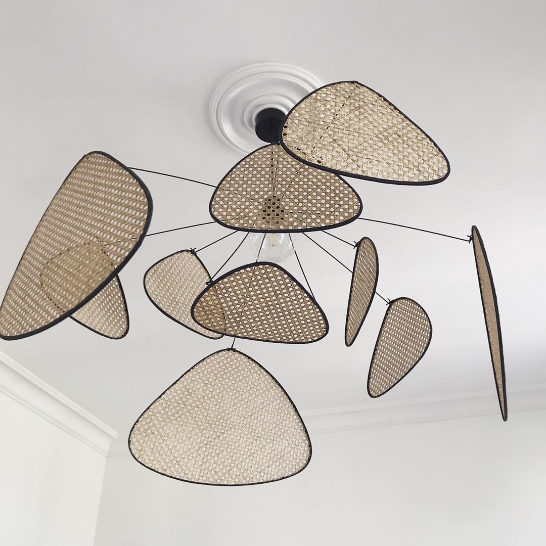 Orelivora Kronleuchter Screen Cannage Suspension Retro