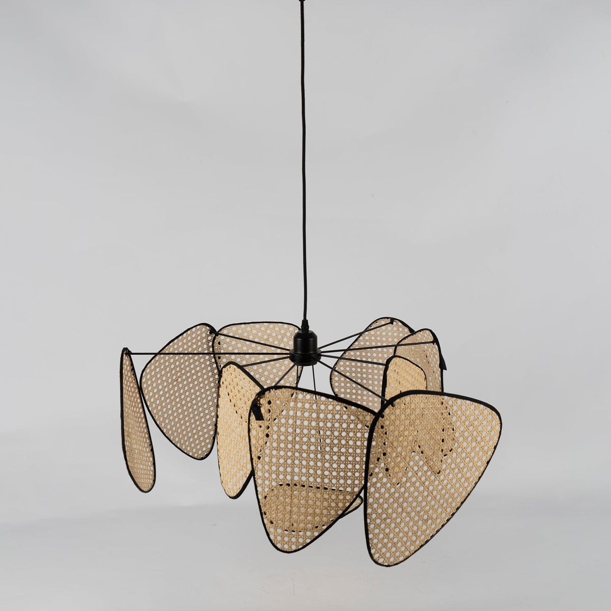 Ariinora Pendelleuchte Rattan Swag Industrial