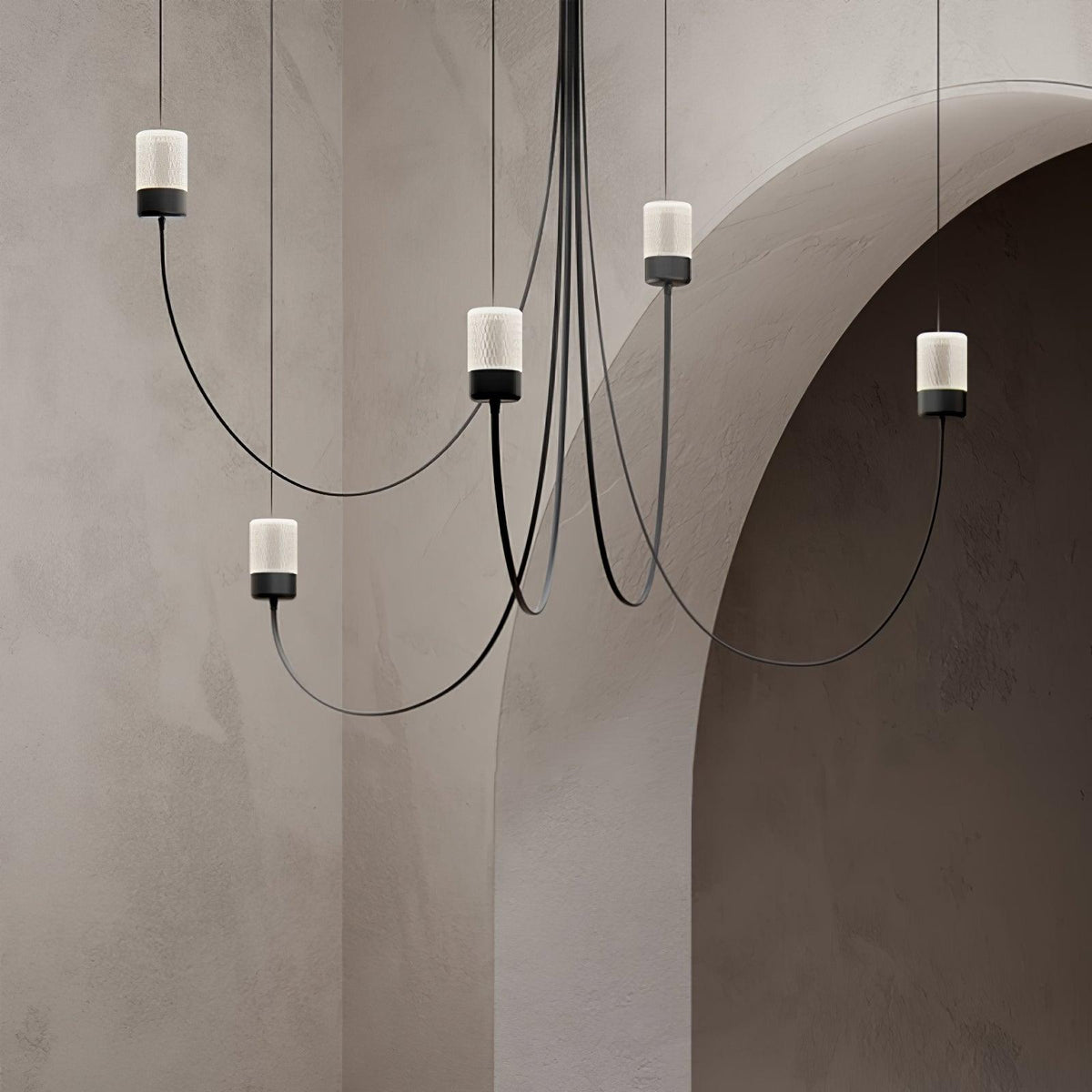 Veluaria Kronleuchter Swaying Elegance Glas