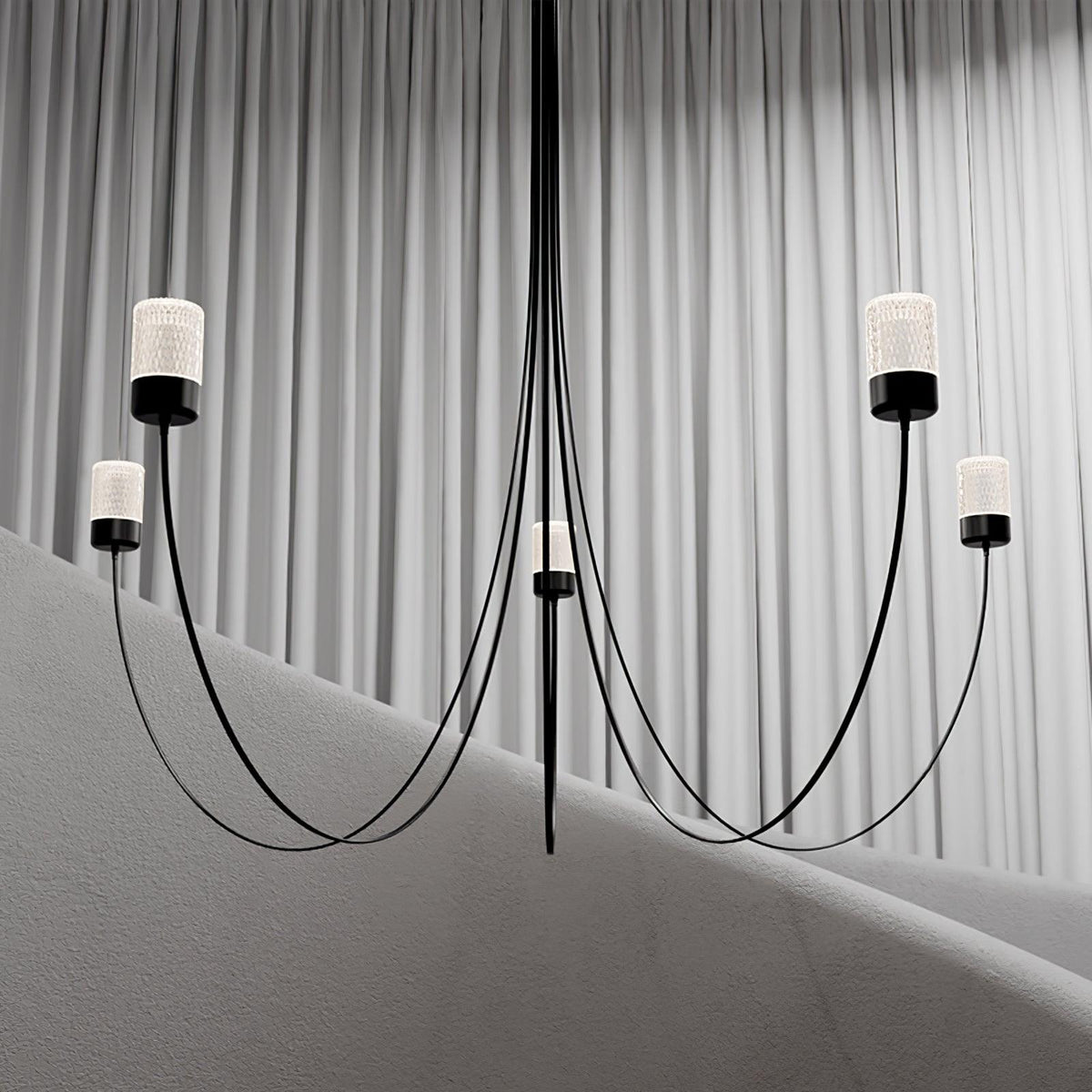 Veluaria Kronleuchter Swaying Elegance Glas
