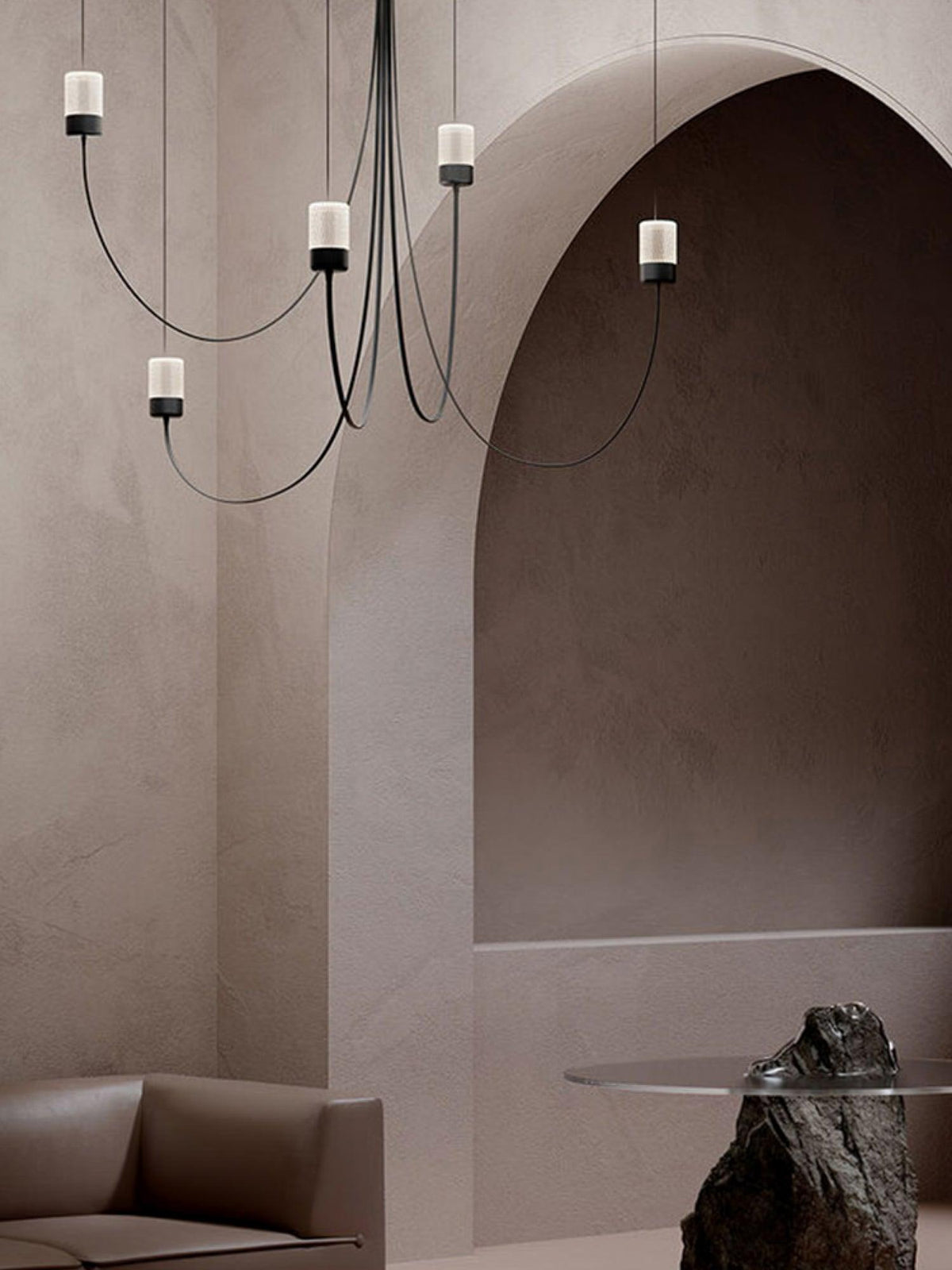 Veluaria Kronleuchter Swaying Elegance Glas